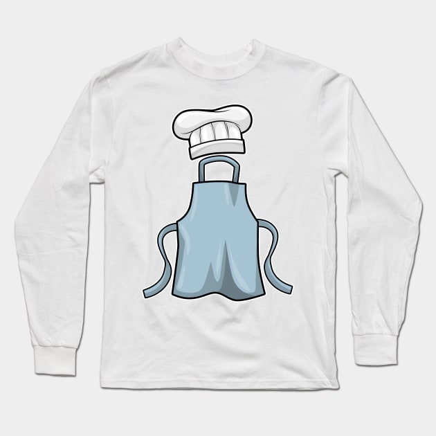 Cooking apron and Cooking hat Long Sleeve T-Shirt by Markus Schnabel